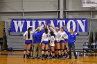 Volleyball vs MHC  Wheaton Women's Volleyball vs Mount Holyoke College. - Photo by Keith Nordstrom : Wheaton, Volleyball